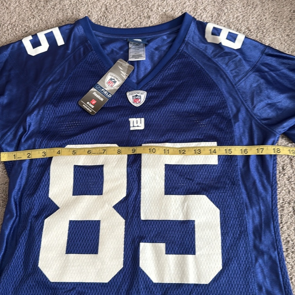 NEW New York Giants NFL football jersey womens medium #85 Ballard NWT REEBOK - Picture 5 of 6